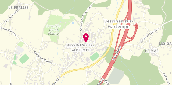 Plan de Crédit Agricole, 4 Rue Peyrichon Bey, 87250 Bessines-sur-Gartempe
