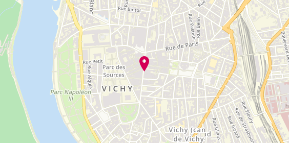 Plan de HSBC - Agence Vichy, 20 Rue Georges Clemenceau, 03200 Vichy