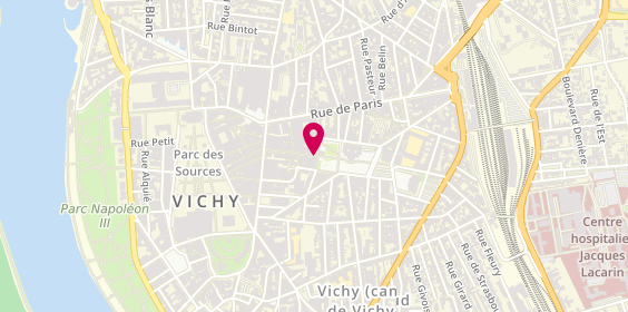 Plan de LCL Vichy, 26 Rue de l'Hôtel des Postes, 03200 Vichy