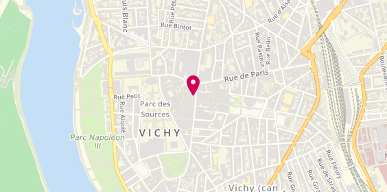 Plan de BNP Paribas - Vichy, 27 Rue Georges Clemenceau, 03200 Vichy