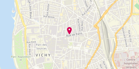 Plan de CIC, 25 Rue de Paris, 03200 Vichy