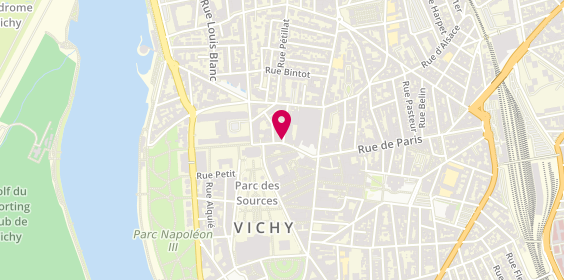 Plan de Banque Chalus VICHY, 21 Rue Lucas, 03200 Vichy