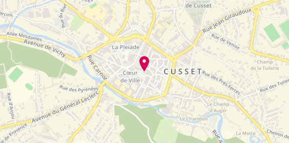 Plan de Crédit Agricole Centre France - Cusset, 20 place Victor Hugo, 03300 Cusset