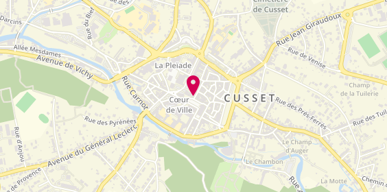 Plan de Caisse d'Epargne Ecureuil, 26 place Victor Hugo, 03300 Cusset