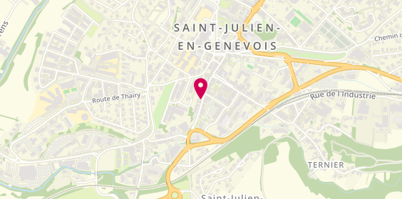 Plan de LCL, 18 Grand Rue, 74160 Saint-Julien-en-Genevois