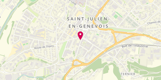 Plan de Groupama, 14 Grand Rue, 74160 Saint-Julien-en-Genevois