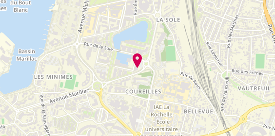 Plan de LCL Banque et Assurance, 58 avenue Jean Monnet, 17000 La Rochelle