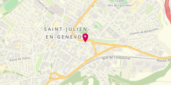 Plan de Banque Populaire, 24 Rue Fernand David, 74160 Saint-Julien-en-Genevois