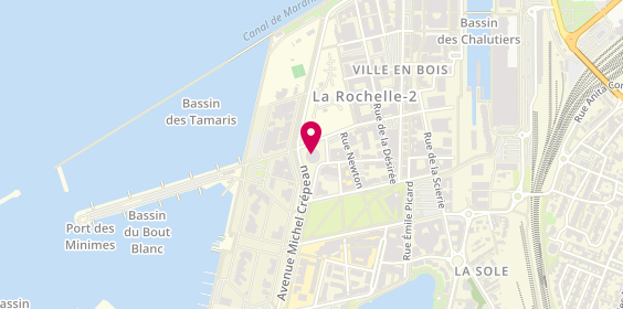 Plan de Banque Populaire Aquitaine Centre Atlantique, 107 avenue Michel Crépeau, 17000 La Rochelle