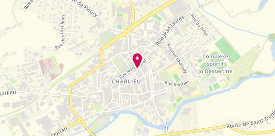 Plan de BNP Paribas - Charlieu, 7 Boulevard Eugénie Guinault, 42190 Charlieu