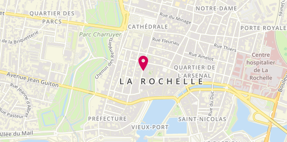 Plan de LCL Banque et assurance, 19 Rue du Palais, 17000 La Rochelle