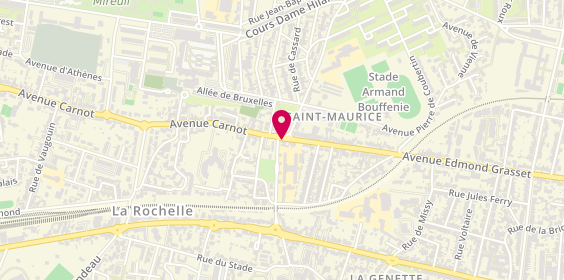 Plan de Banque Populaire Aquitaine Centre Atlantique, 143 Bis avenue Edmond Grasset, 17000 La Rochelle