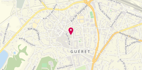 Plan de Caisse Locale de Credit Agricole Mutuel de Gueret, 22 Boulevard Carnot, 23000 Guéret