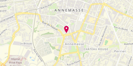 Plan de CIC, 13 Rue d'Etrembières, 74100 Annemasse