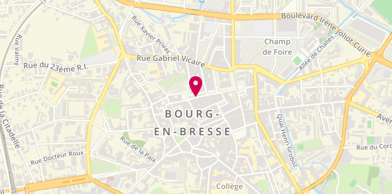 Plan de Bourg en Bresse Ver, 6 Cr de Verdun, 01000 Bourg-en-Bresse