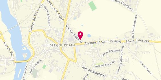 Plan de Credit Agricole, 17 avenue Pasteur, 86150 L'Isle-Jourdain