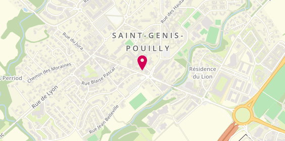 Plan de Crédit Mutuel, 23 Rue de Genève, 01630 Saint-Genis-Pouilly