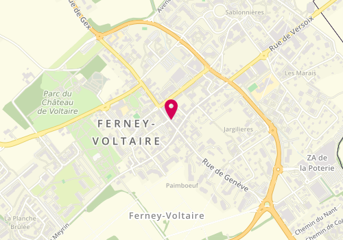 Plan de LCL Banque et assurance, 8 Grand' Rue, 01210 Ferney-Voltaire