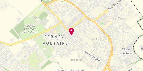 Plan de Ferney Voltaire G Rue, 9 Grand' Rue, 01210 Ferney-Voltaire