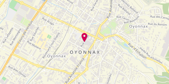 Plan de Oyonnax Bichat, 11 Rue Bichat, 01100 Oyonnax