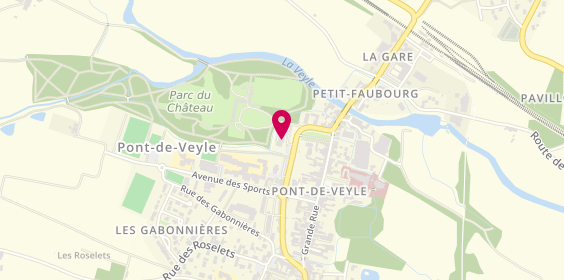 Plan de Crédit agricole Centre-est à Pont de Veyle, 14 Rue de la Poste, 01290 Pont-de-Veyle