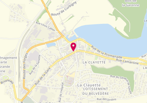 Plan de Agence Groupama de la Clayette, 33 Rue Centrale, 71800 La Clayette
