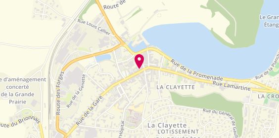 Plan de BNP Paribas, 35 Rue Centrale, 71800 La Clayette