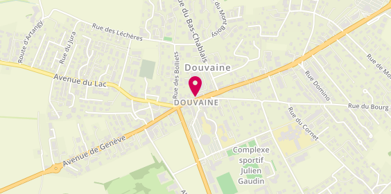 Plan de Caisse d'Epargne Douvaine, Rue du Centre, 74140 Douvaine