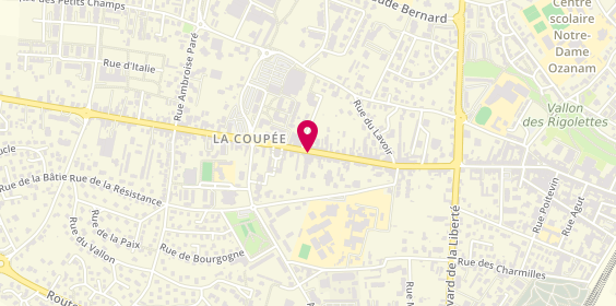 Plan de LCL Banque et assurance, 31 grande Rue de la Coupée, 71850 Charnay-lès-Mâcon