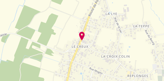 Plan de Crédit agricole Centre-est à Replonges, 15 Rue de la Croix Colin, 01750 Replonges