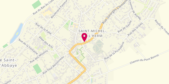 Plan de Credit Mutuel, Place de la Mairie, 85580 Saint-Michel-en-l'Herm