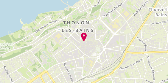 Plan de Banque Populaire, 4 square Aristide Briand, 74200 Thonon-les-Bains
