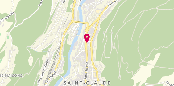 Plan de Caisse d'Epargne Saint Claude Haut Jura, 3 avenue de Belfort, 39200 Saint-Claude