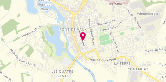 Plan de Caisse d'Epargne Rhône Alpes, 41 Rue Franche, 01190 Pont-de-Vaux