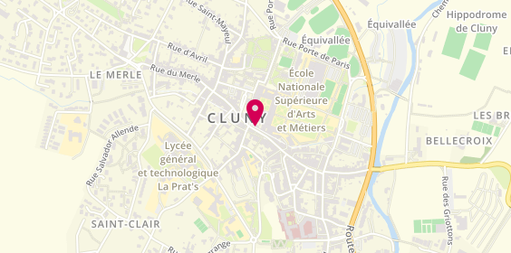 Plan de Banque Populaire, 34 Rue Lamartine, 71250 Cluny