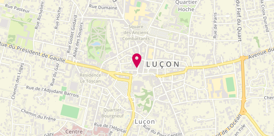 Plan de LCL, 3 Rue Georges Clémenceau, 85400 Luçon