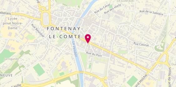 Plan de Agence de Fontenay le Comte, 36 Rue de la République, 85200 Fontenay-le-Comte