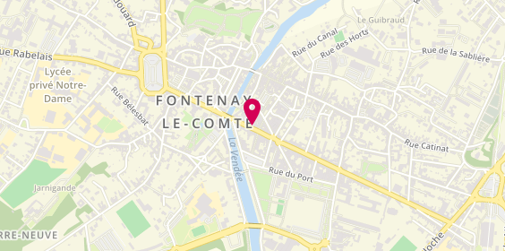 Plan de BNP Paribas - Fontenay le Comte, 23 Rue de la République, 85200 Fontenay-le-Comte