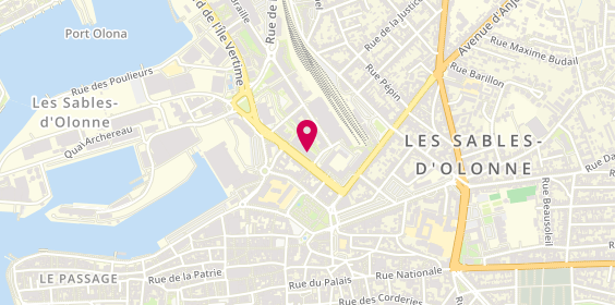 Plan de Agence Les Sables Trianon, 19 Rue Jean Nicot, 85100 Les Sables-d'Olonne