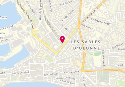 Plan de Groupama, 37 avenue Georges Pompidou, 85100 Les Sables-d'Olonne