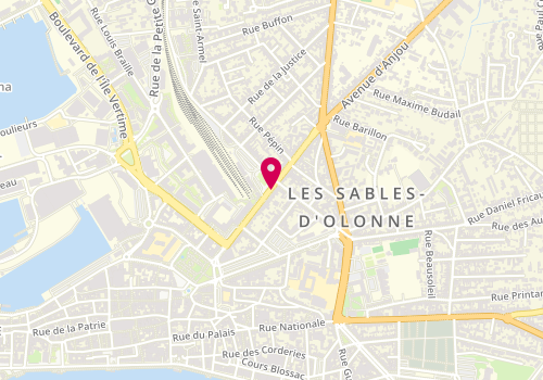 Plan de La Maison du Crédit, 52 avenue Georges Pompidou, 85100 Les Sables-d'Olonne
