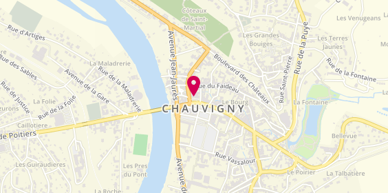 Plan de Credit Agricole Chauvigny, 21 place du Marché, 86300 Chauvigny