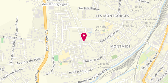 Plan de Credit Agricole, 1, Rue Léopold Sédar Senghor
Rue Bessie Coleman, 86000 Poitiers