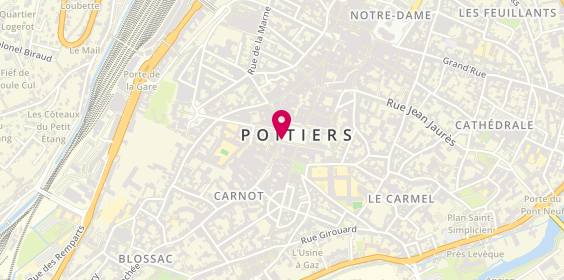 Plan de Poitiers Centre, 39 place du Maréchal-Leclerc, 86000 Poitiers