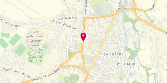 Plan de Caisse d'Epargne, 16 Bis avenue Aristide Briand, 36400 La Châtre