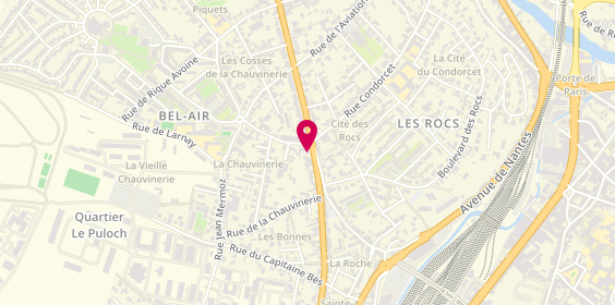 Plan de Banque Populaire Val de France, 243 avenue de Nantes, 86000 Poitiers