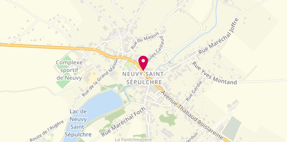 Plan de Crédit Agricole, 21 Rue Emile Forichon, 36230 Neuvy-Saint-Sépulchre