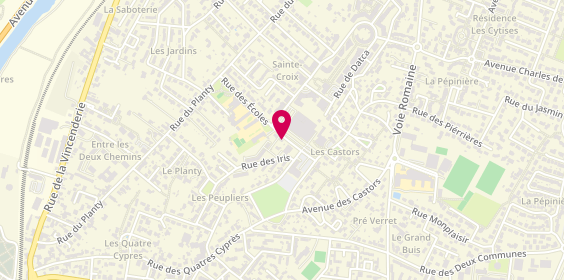 Plan de Credit Agrciole Buxerolles, 16 Rue des Écoles, 86180 Buxerolles