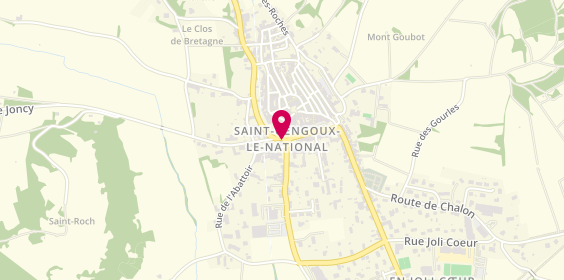 Plan de Crédit Agricole Centre Est, Route de Joncy, 71460 Saint-Gengoux-le-National