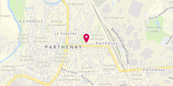 Plan de SG, 43 avenue du Général de Gaulle, 79200 Parthenay